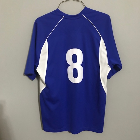 Adidas Men's Blue Short Sleeve Climalite Top Size S - Picture 2 of 3